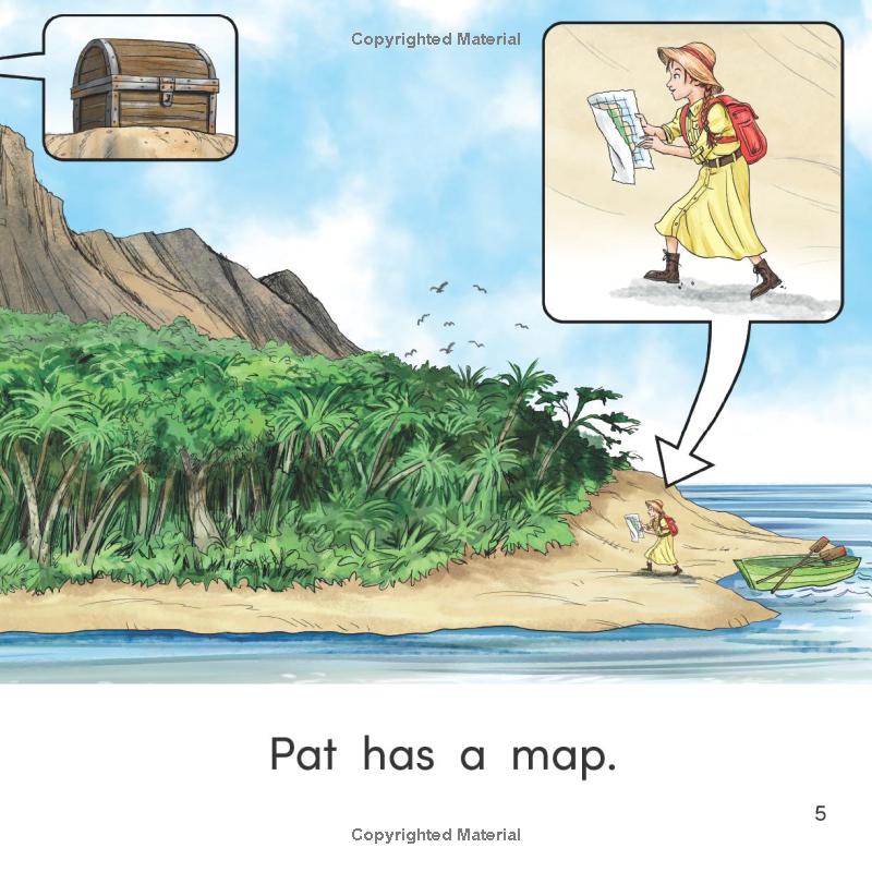 The Map (LOL PHONICS Decodable Readers) Paperback – Large Print,